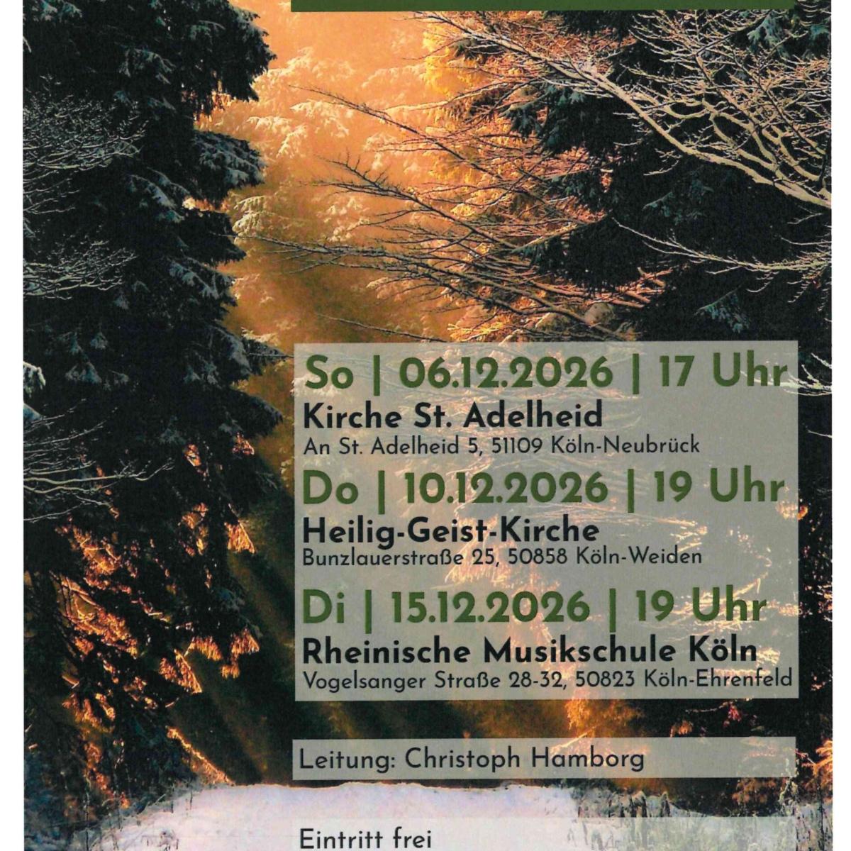 Konzert SBOK Plakat