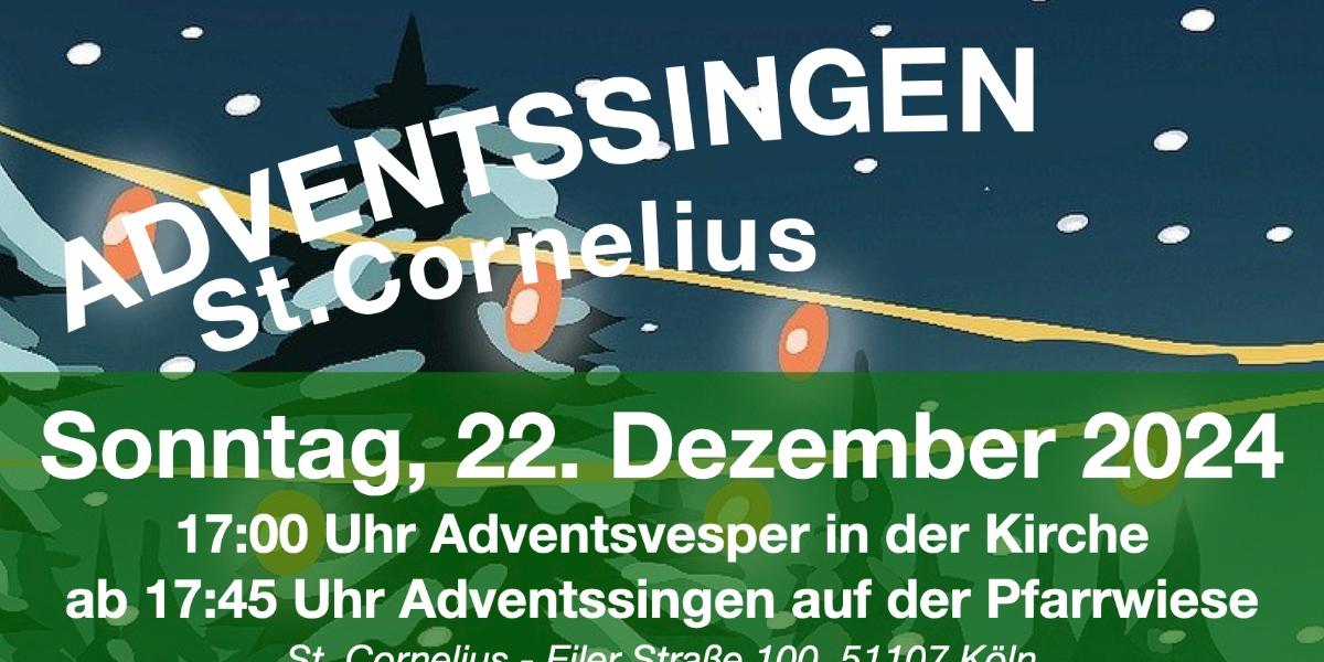 Plakat Adventssingen