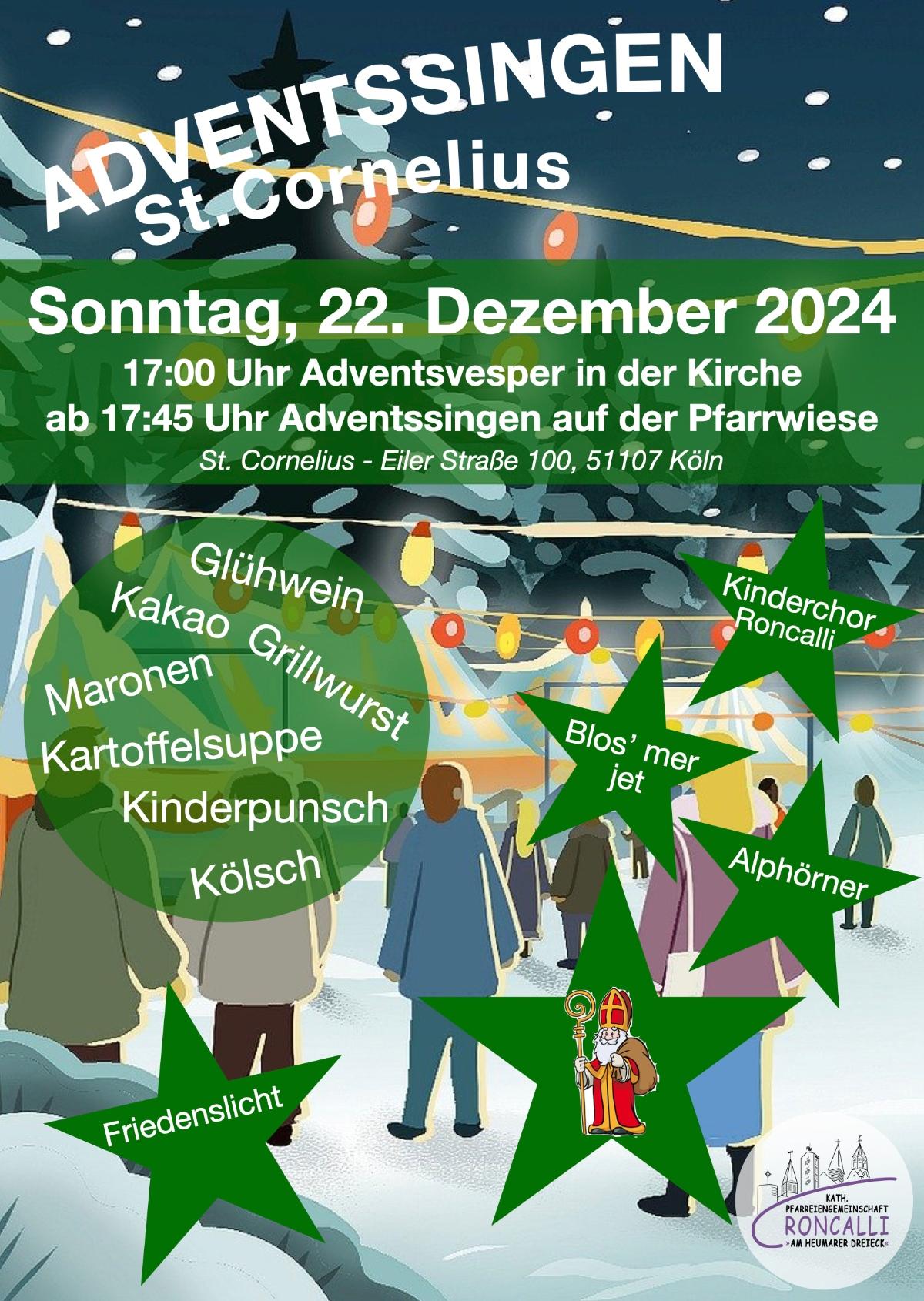 Plakat Adventssingen