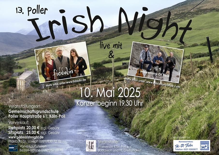 Plakat Irish Night Poll 2025